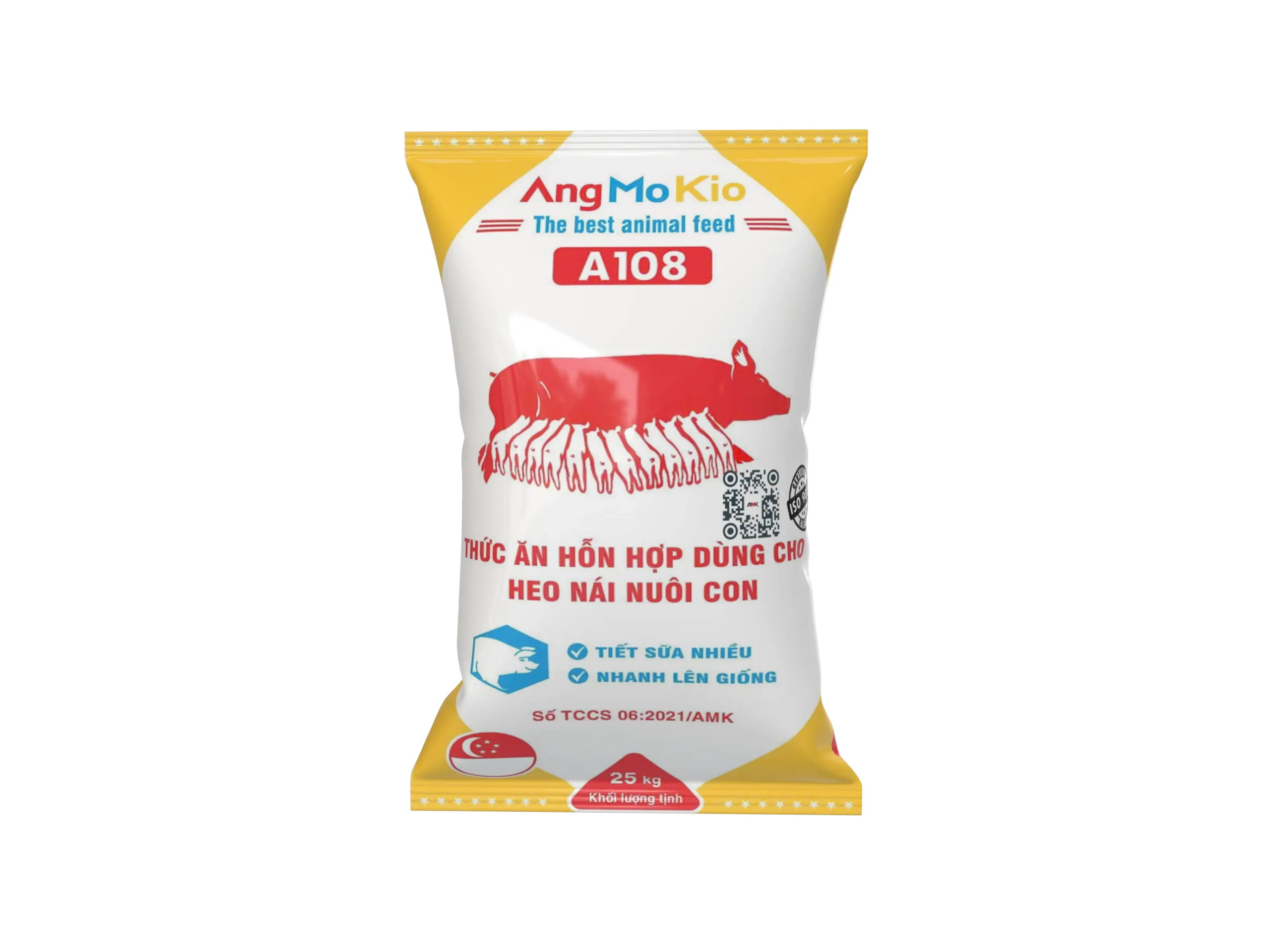 a108 Thức ăn hỗn hợp dùng cho heo nái nuôi con