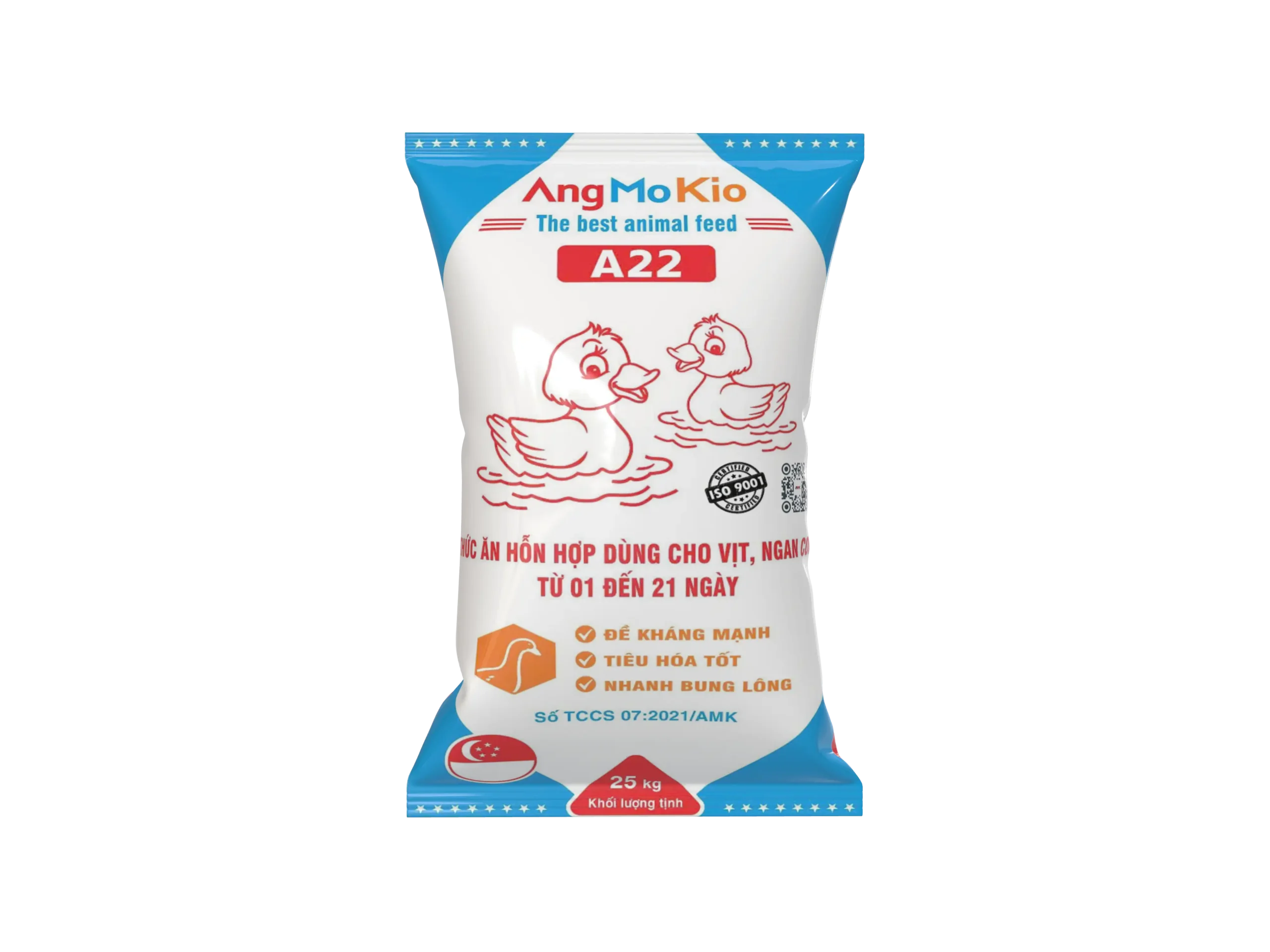 a22 Thức ăn hỗn hợp dùng cho vịt, ngan từ 1 đến 21 ngày